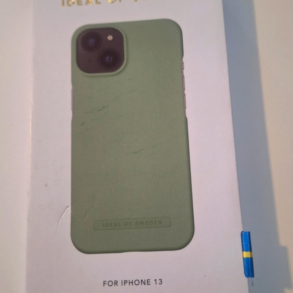 Ideal of sweden Iphone 13 case- sage green- new in package